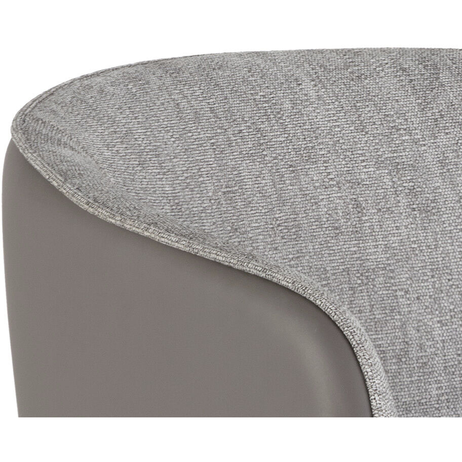 Asher 37.75 inch Flint Grey / Napa Taupe Counter Stool
